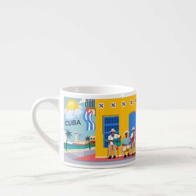 Tasse Expresso trios cubains (Gauche)