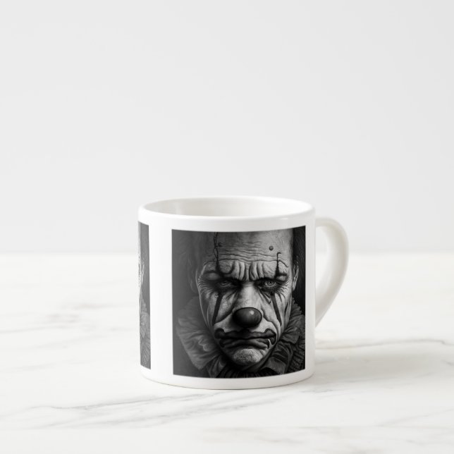 Tasse Expresso Triste clown Espresso Mug (Devant droit)