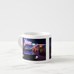 Tasse Expresso Tucumcari, Nouveau-Mexique, États-Unis. Route 66