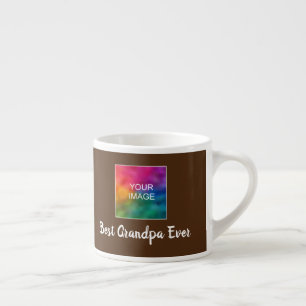 Tasse Expresso Typographie Modèle personnalisée Brown Meilleur Gr
