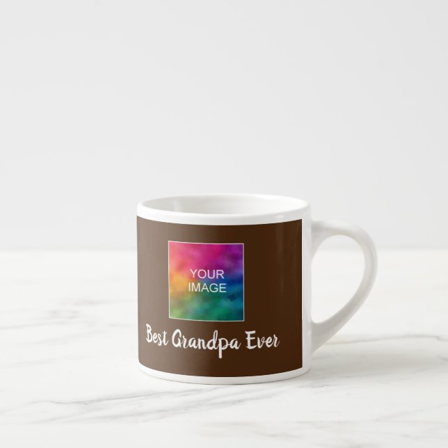 Tasse Expresso Typographie Modèle personnalisée Brown Meilleur Gr (Droite)