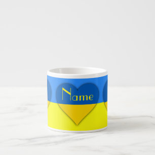 Tasse Expresso Ukraine Drapeau bleu jaune Thunder_Cove