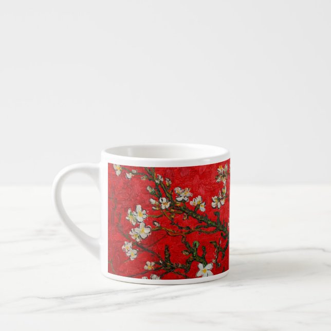 Tasse Expresso Van Gogh Almond Blossoms Rouge (Gauche)