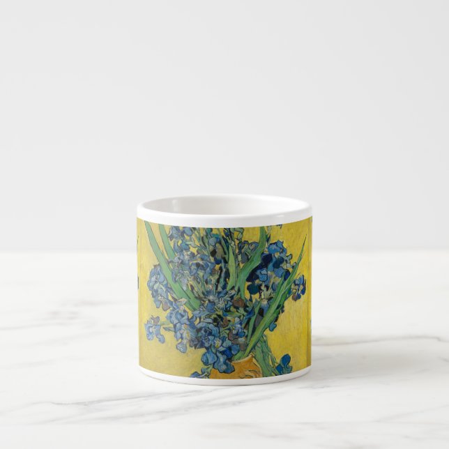 Tasse Expresso Van Gogh Vase avec l'impressionnisme classique d'I (Devant)