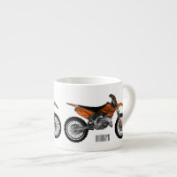 Vélo droit hors route moto / motocross dessin anim
