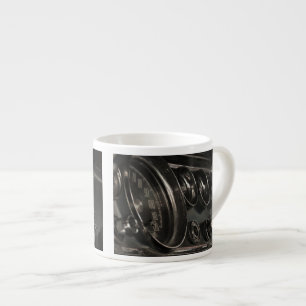 Tasse Expresso Vieux tableau de bord Chrysler Gros plan Espresso 