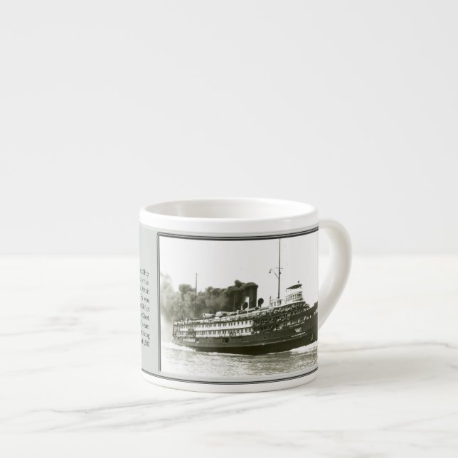 Tasse Expresso Ville de Cleveland III B&W espresso mug (Devant droit)