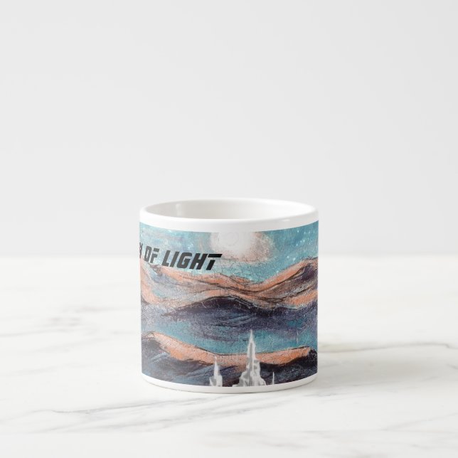 Tasse Expresso Ville lumière future (Devant)