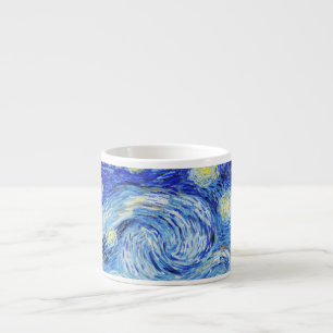 Tasse Expresso Vincent Van Gogh, La peinture de La Nuit étoilée