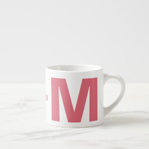 Tasse Expresso VOTRE monogramme et votre nom expresso mug