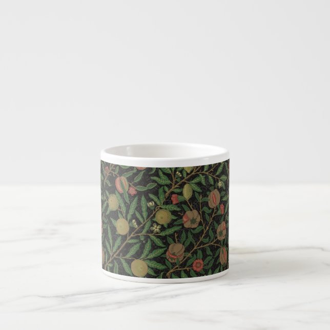 Tasse Expresso William Morris grenade classique fruits (Devant)