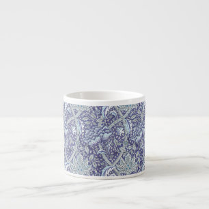 Tasse Expresso William Morris Windrush Motif Bleu Floral