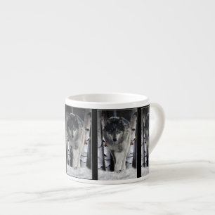 Tasse Expresso Wolf & Forêt de neige Espresso Café Mug
