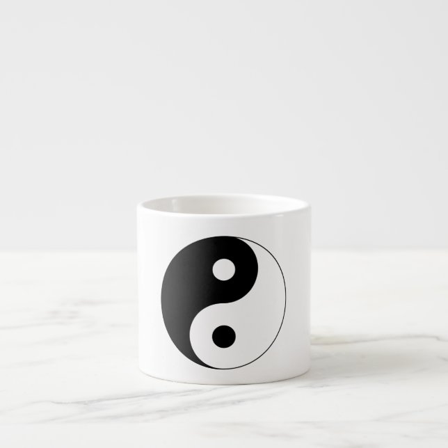 Tasse Expresso Yin Yang (Devant)