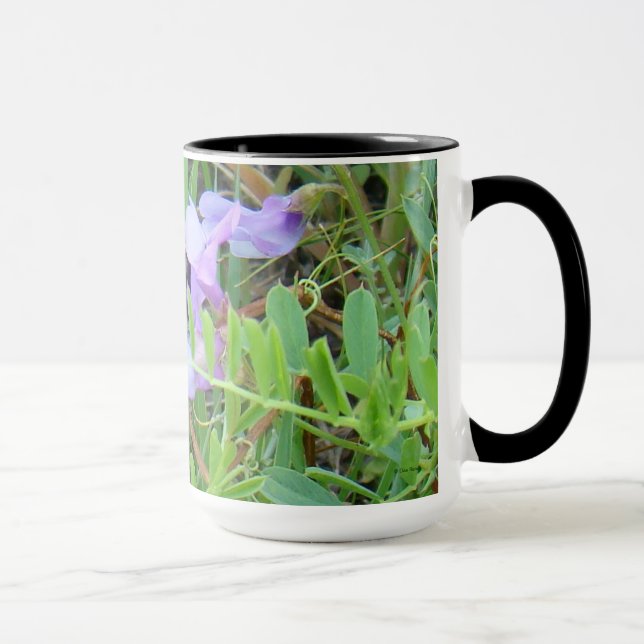 Tasse F2 Bee sur Fleurs sauvages violets (Droite)