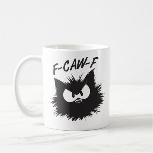 Tasse "F-CAW-F" Chat Drôle et Grincheux