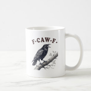 Tasse F-Caw-F Cut Corbeau