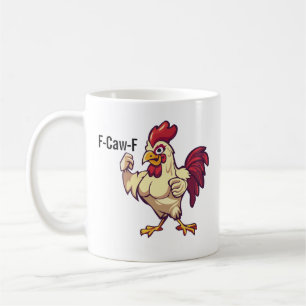 Tasse F-Caw-F Rigolard Coq Flex Vos Plumes