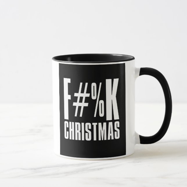 Tasse F#%K Musique de Noël (Droite)