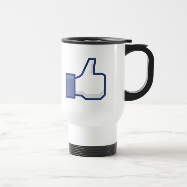 Tasse Facebook mögen Knopf (Rechts)