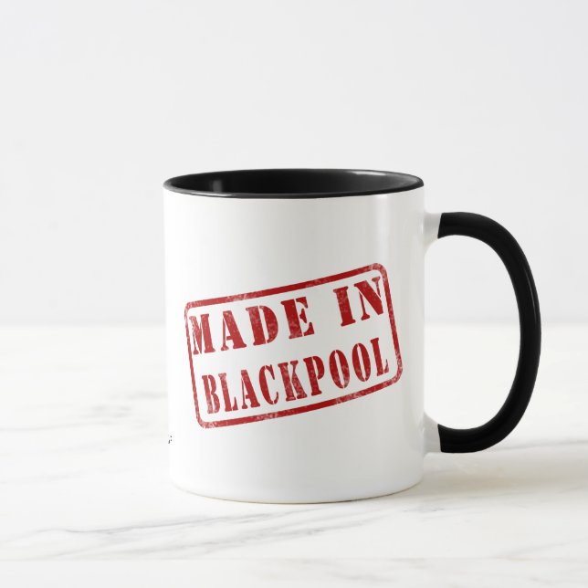 Tasse Fait à Blackpool (Droite)