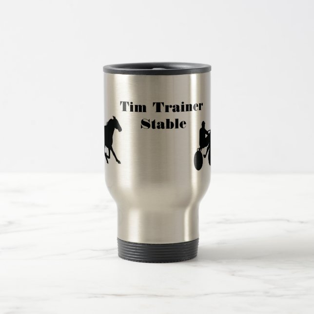 Tasse faite sur commande de course d'attelages de (Centre)