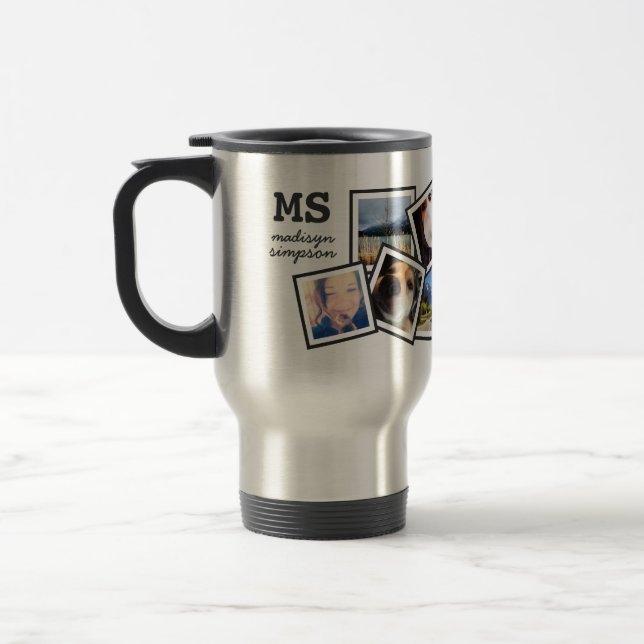 Tasse faite sur commande de photo avec 10 images (Gauche)