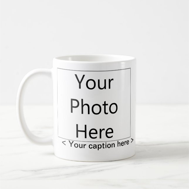 Tasse faite sur commande de photo (gaucher) (Gauche)