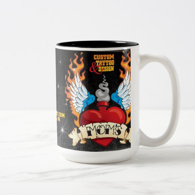 TASSE faite sur commande du tatouage de la MAMAN (Droit)