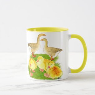 Tasse Famille d'oie buff