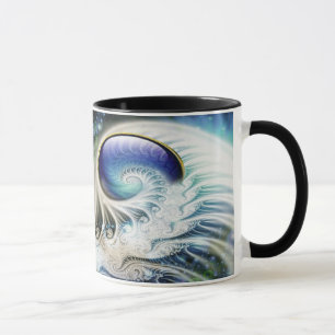 Tasse Fantaisie fractale abstraite