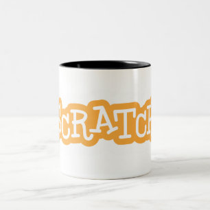 Tasse Farbe des Kratzers zwei