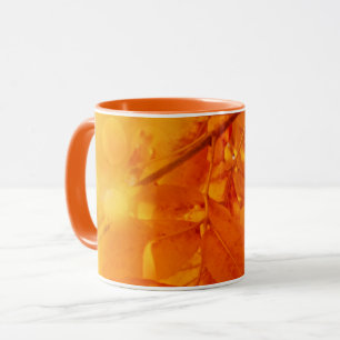 Tasse Farbige Herbstleuchten