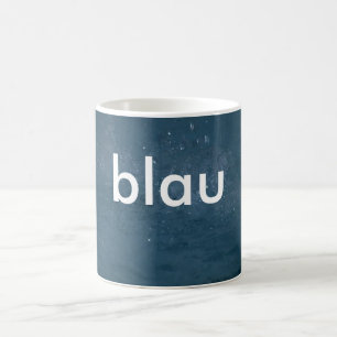 Tasse: färbt deutsches Blau (blau) Kaffeetasse