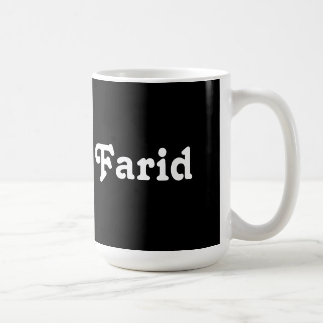 Tasse Farid (Rechts)