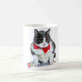 Tasse:  Felix, die Katze, im Februar Kaffeetasse