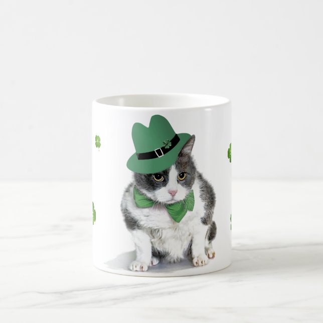 Tasse:  Felix, die Katze, im März Kaffeetasse (Mittel)