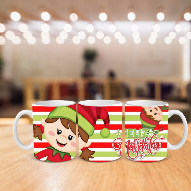 Tasse "Feliz Navidad", 11 oz (Von Creator hochgeladen)