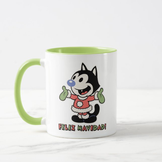 Tasse Feliz Navidad le chat (Gauche)