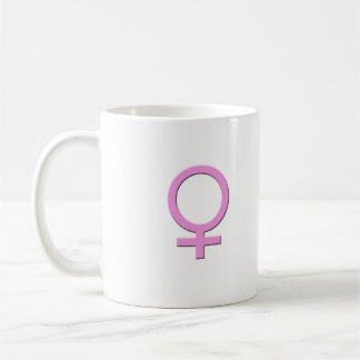 Tasse femelle de symbole