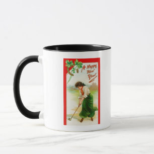 Tasse Femme irlandaise environ pour frapper la balle de