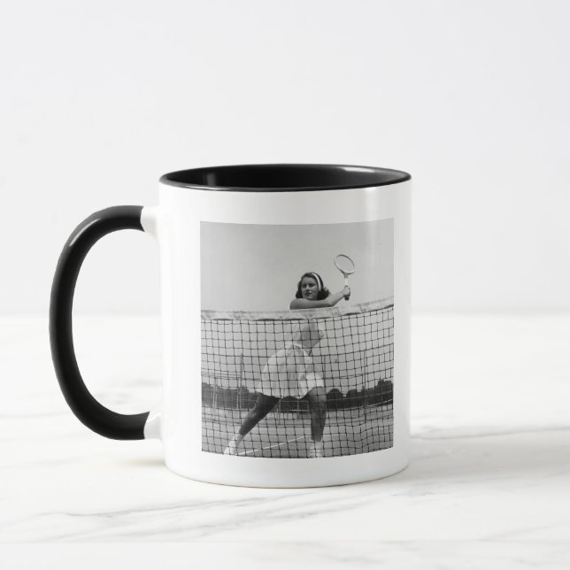 Tasse Femme jouant au tennis (Gauche)
