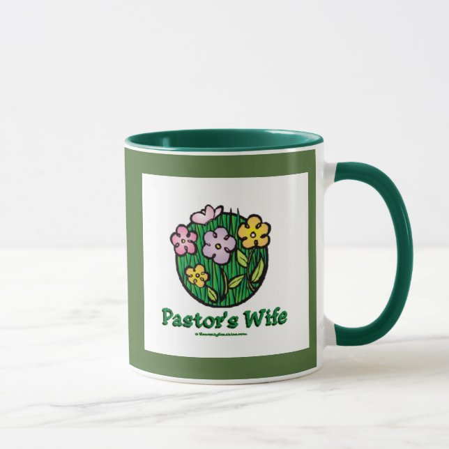Tasse Femme pastorale - Fleurs (Droite)