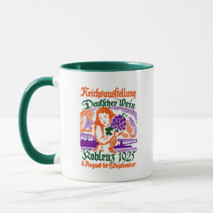 Tasse Festival allemand du vin 1925