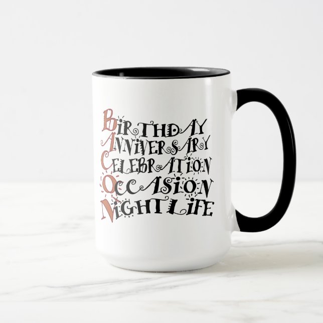 Tasse Fêtard de lard (Droite)