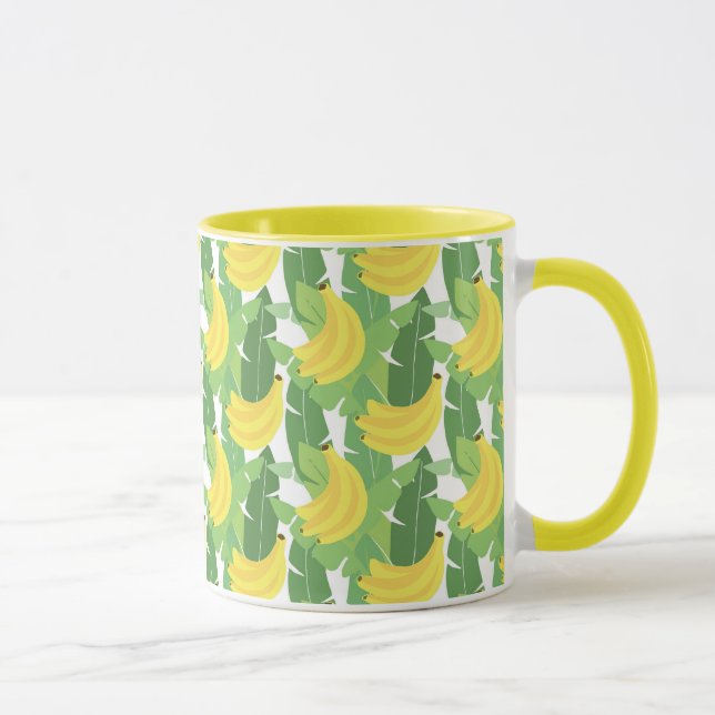 Tasse Feuilles De Banane Et Motif De Fruits (Droite)