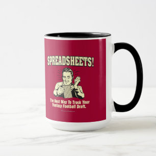 Tasse Feuilles de calcul : Suivez votre Imaginaire Footb