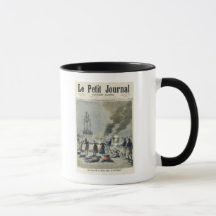 Tasse Feux allumés pour célébrer le solstice d'été