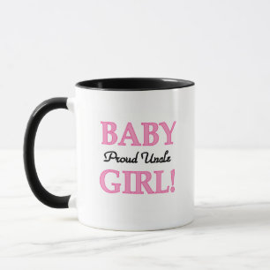Tasse Fier Oncle Baby Girl Tshirts et cadeaux