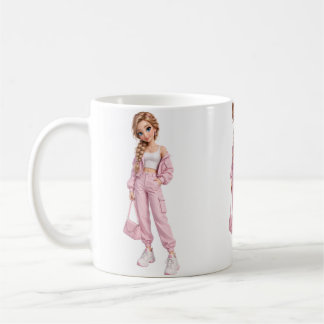 Tasse Fille de Mode Rose